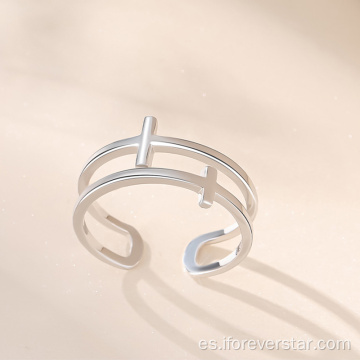 Wholesale Nuevos productos Simple Sterling Silver Anillos de boda